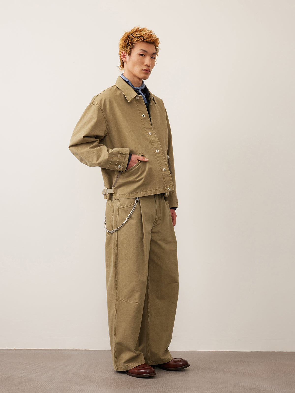 Washed Damaged Coach Jacket