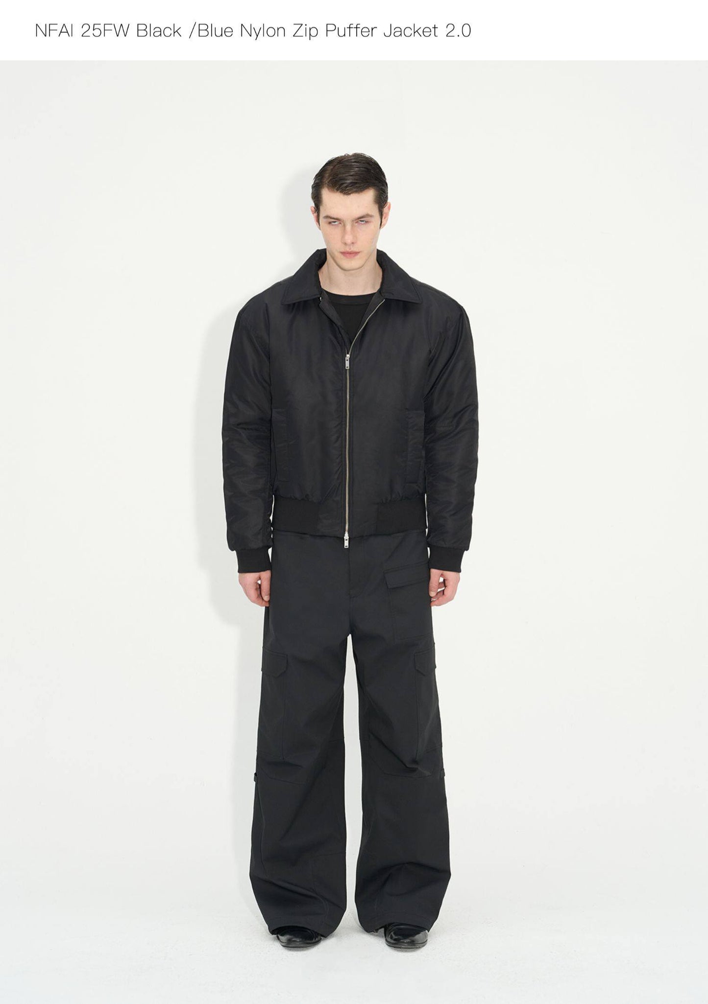 Collar-style cotton jacket