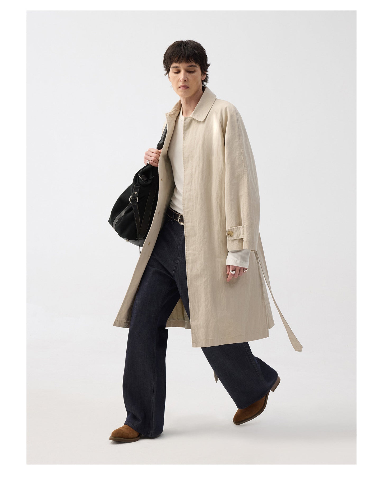 Lightweight Long Trench Coat