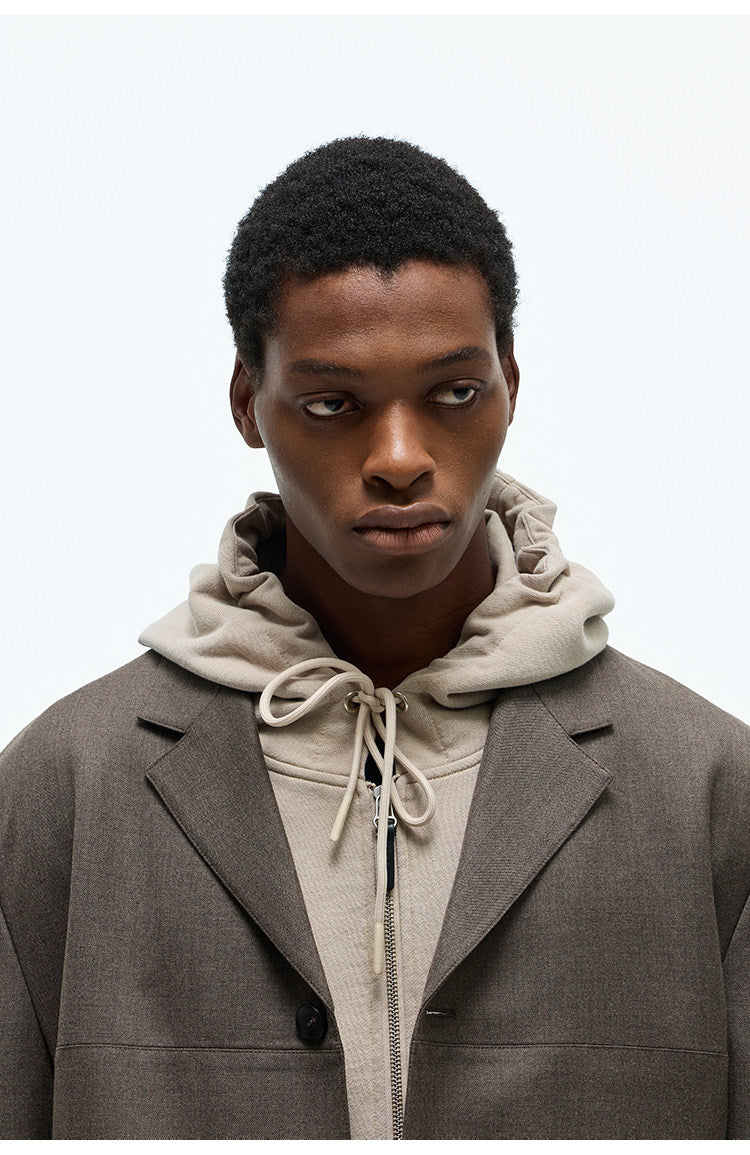 Notch Lapel Casual Jacket