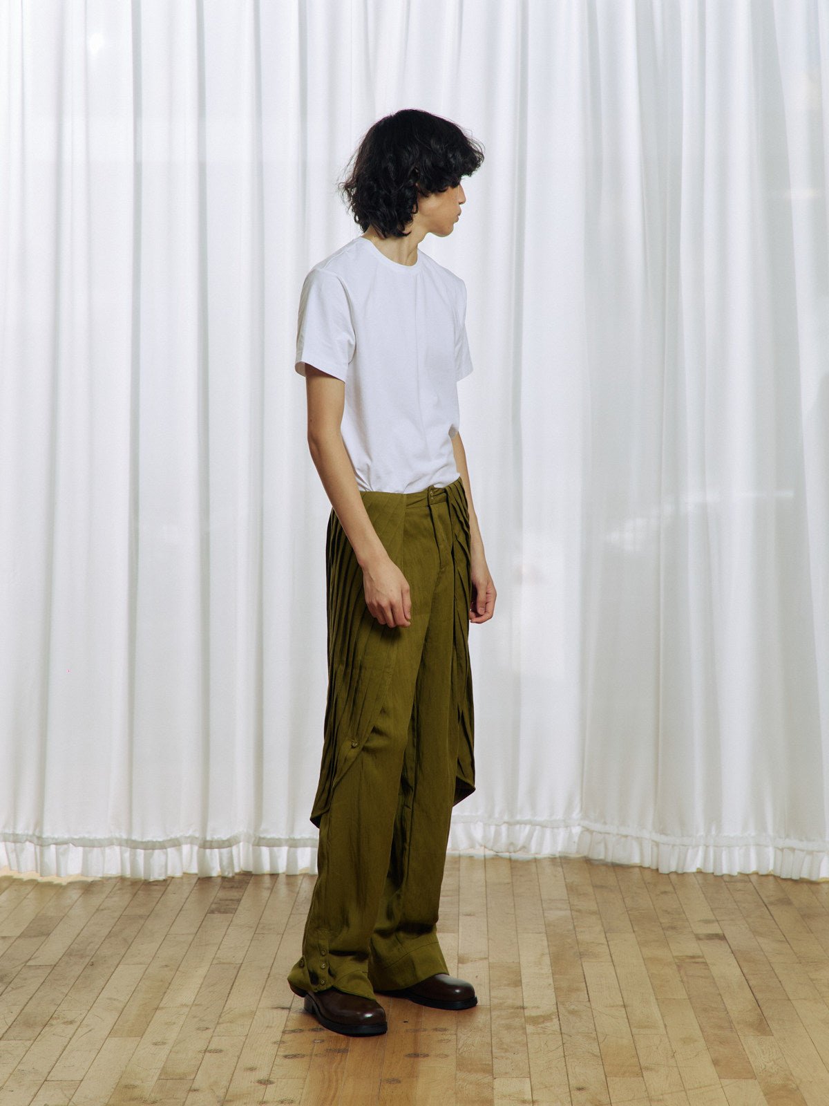 Pleated Casual Pants