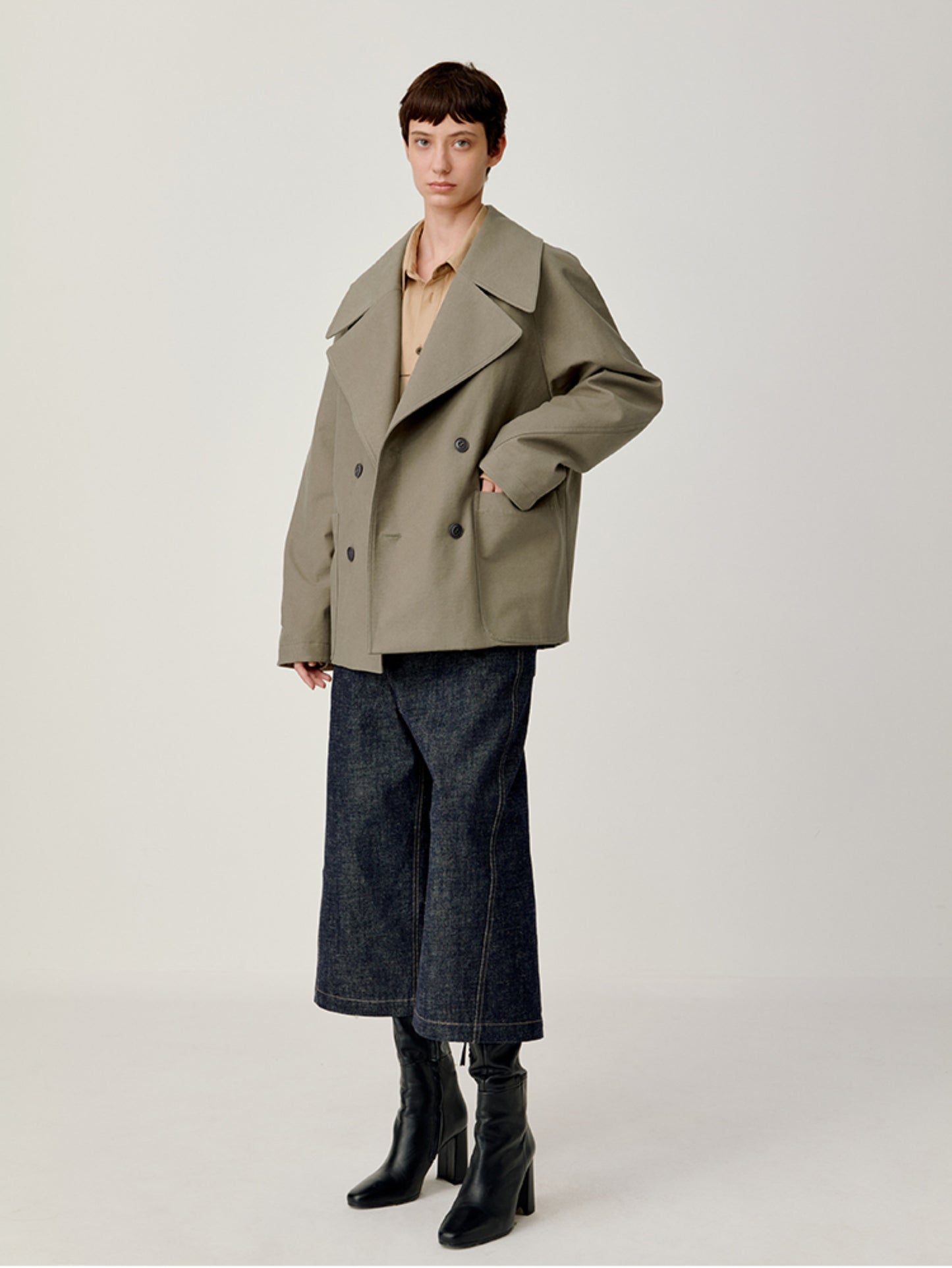 Double-breasted Casual Jacket