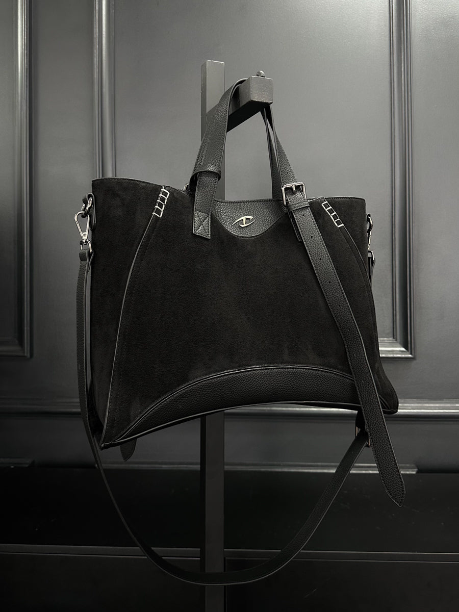 Suede Tote Bag