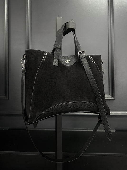 Suede Tote Bag