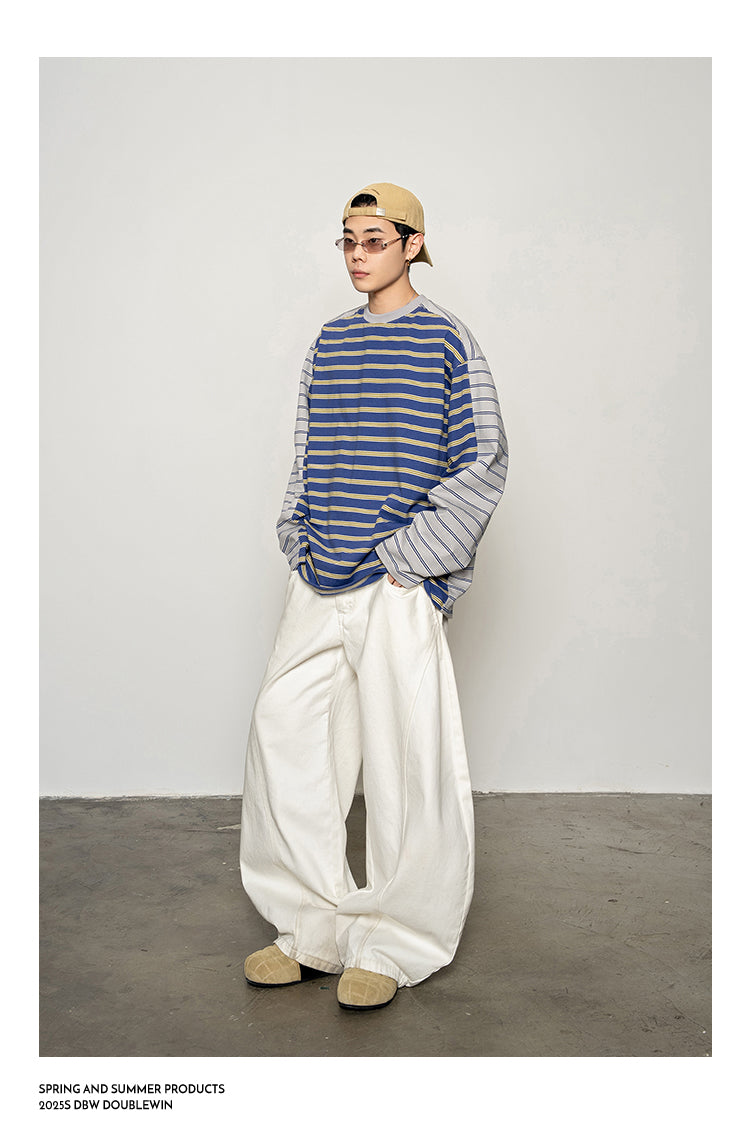 Contrast Stripe T-Shirt