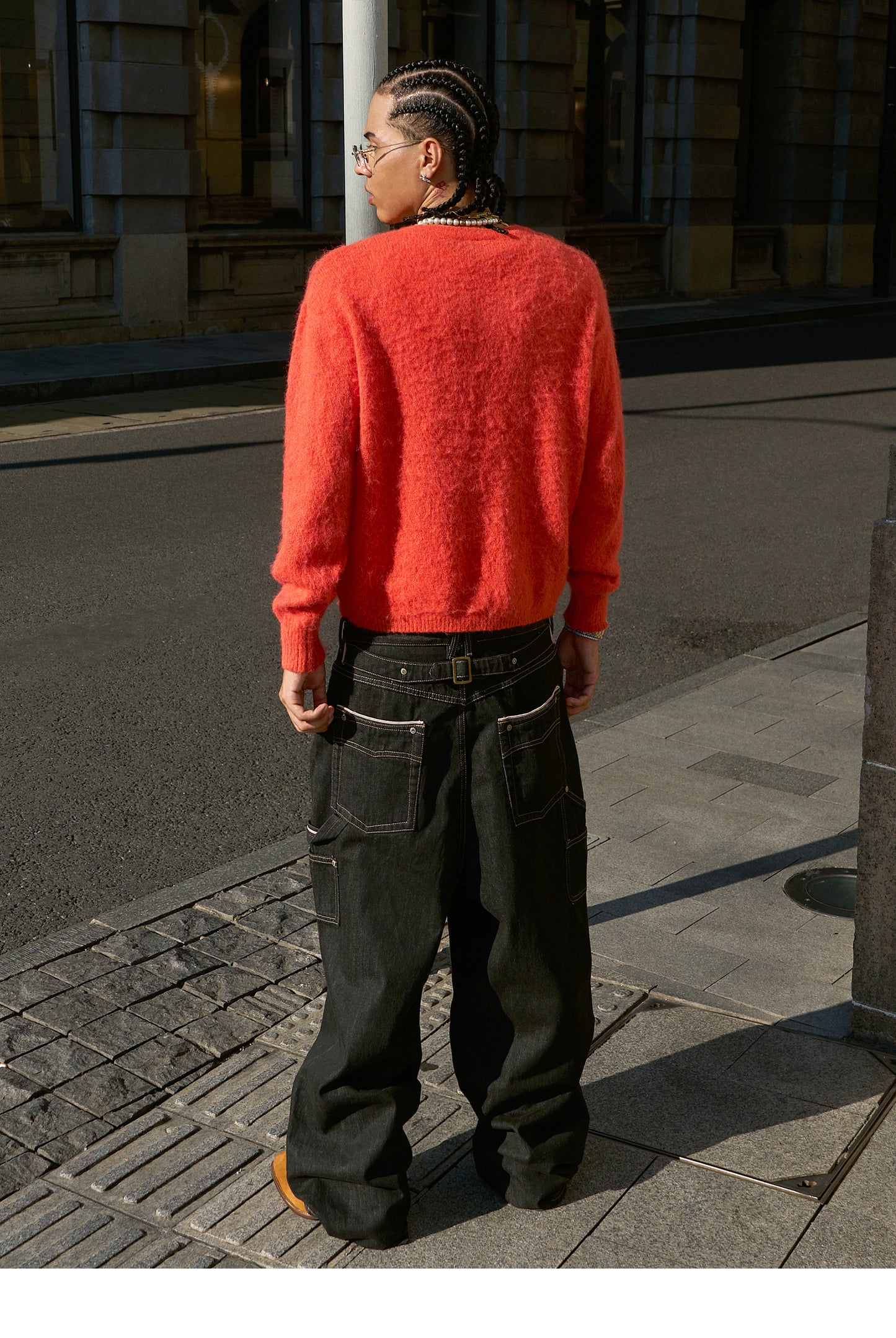 Wool Blend V-Neck Knit