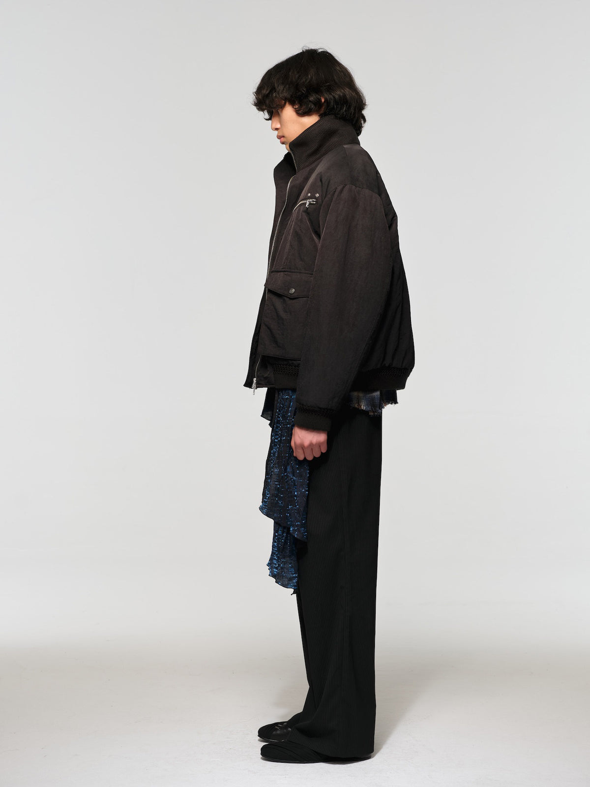 High-Neck Cotton Jacket