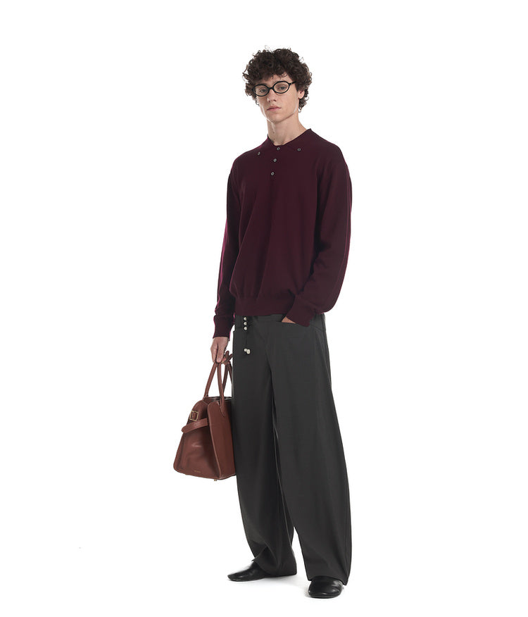 Fake Lapel Polo Shirt