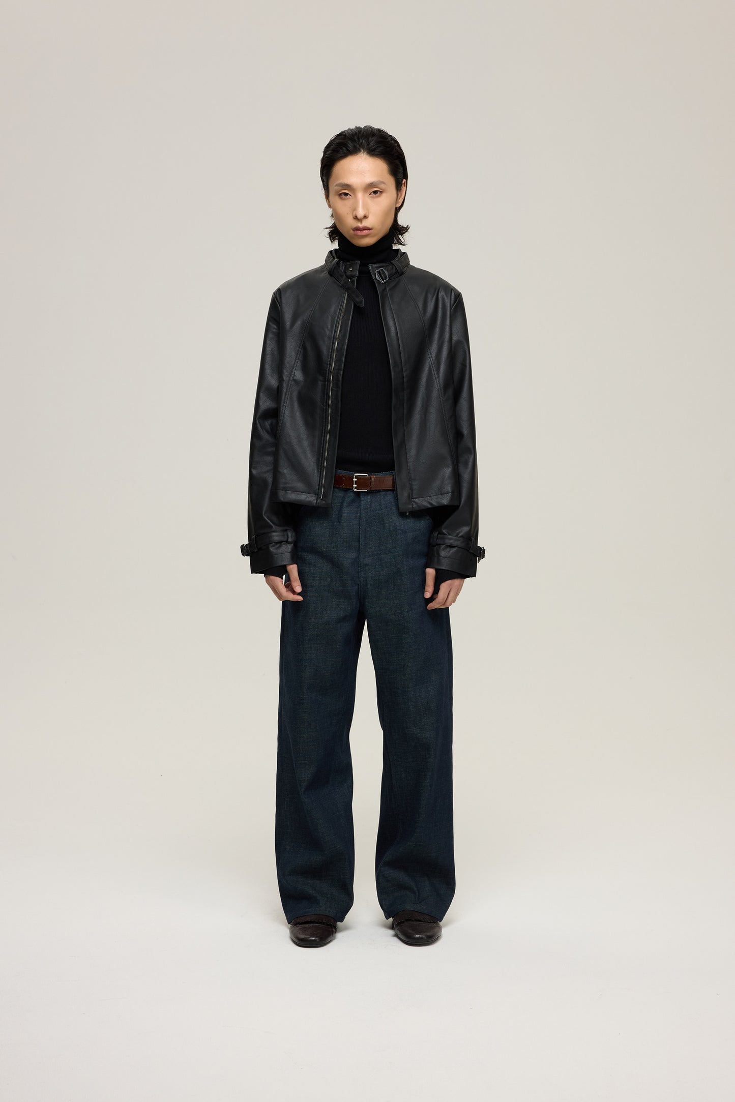 Moire Raw Denim Jeans
