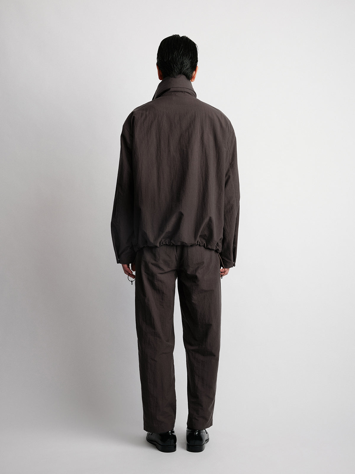 Stand Collar Hooded Jacket