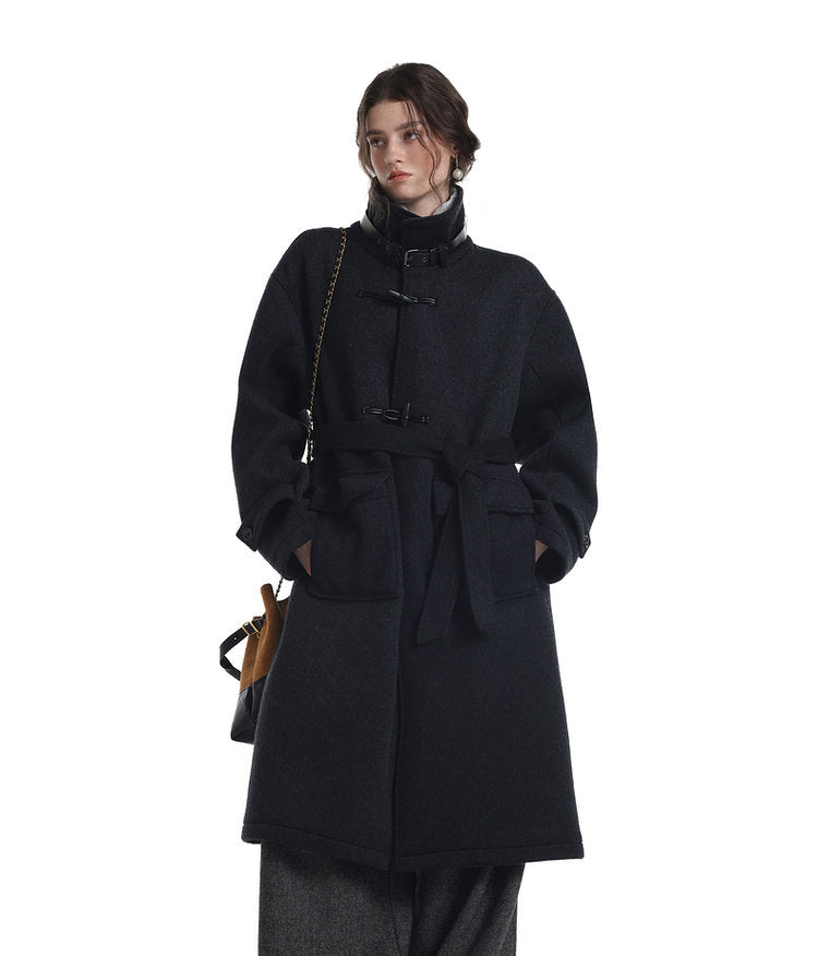 Toggle Button Wool Coat