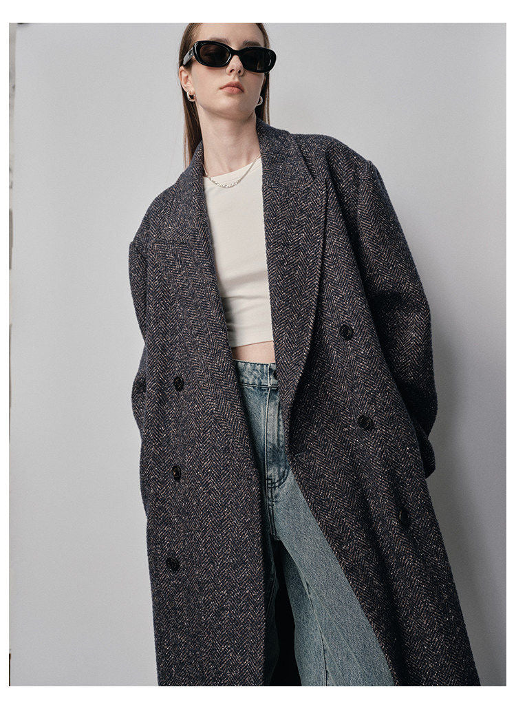 Double-breasted Wool Coat