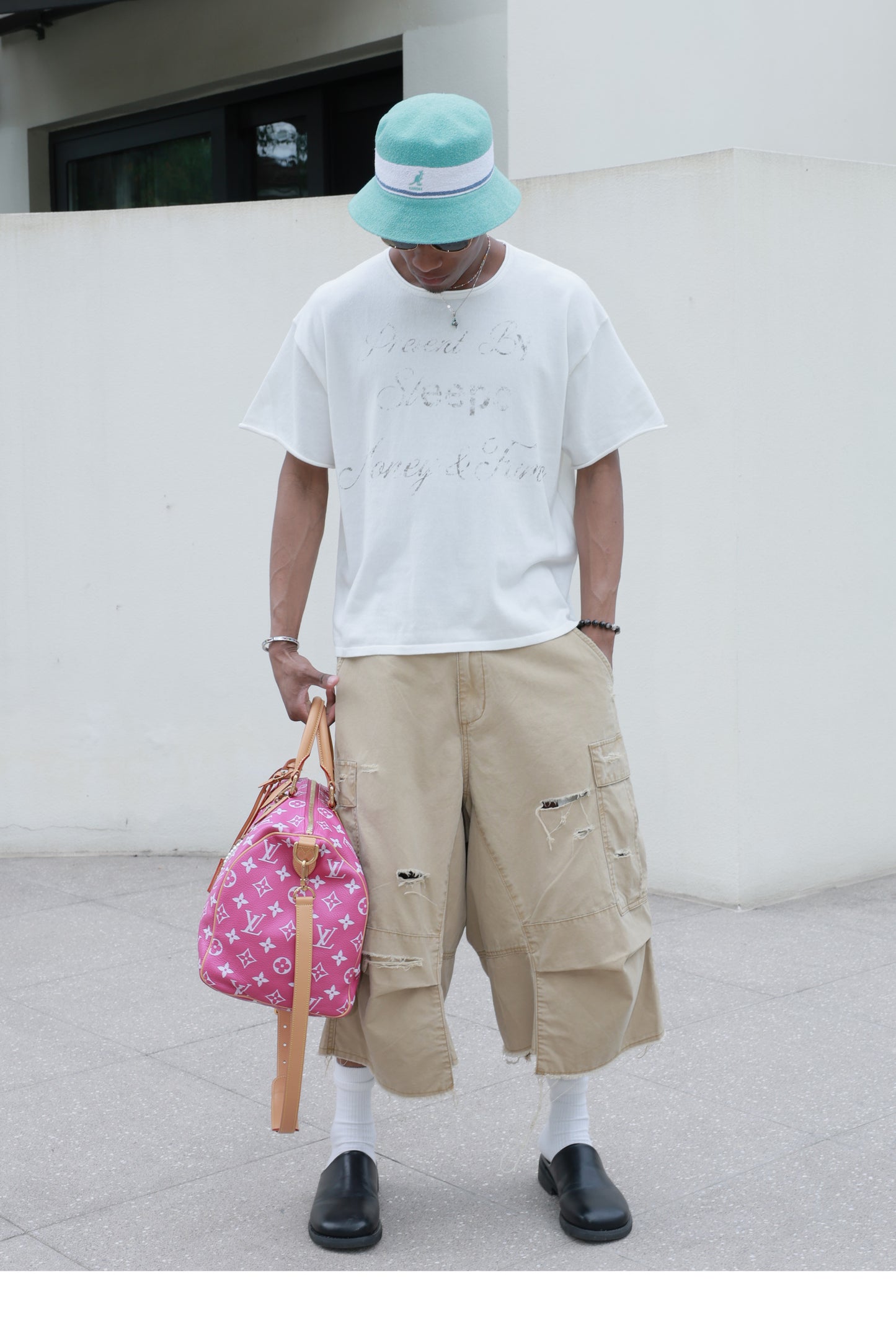 Distressed Print T-Shirt