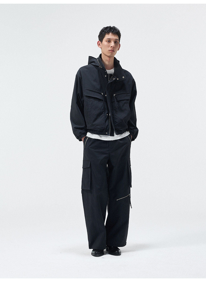 Short-length paratrooper jacket