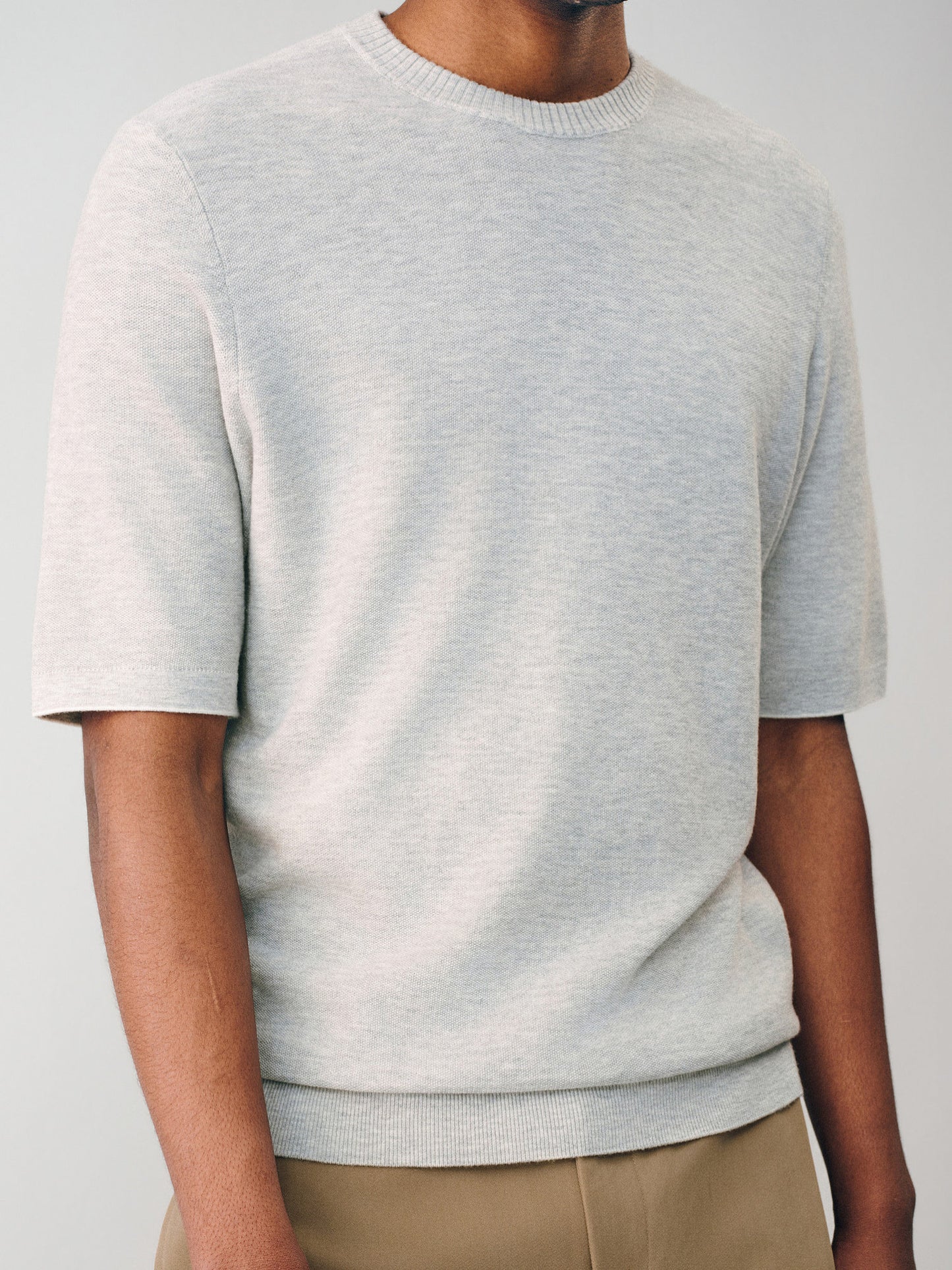 실크 울 혼방 셔츠