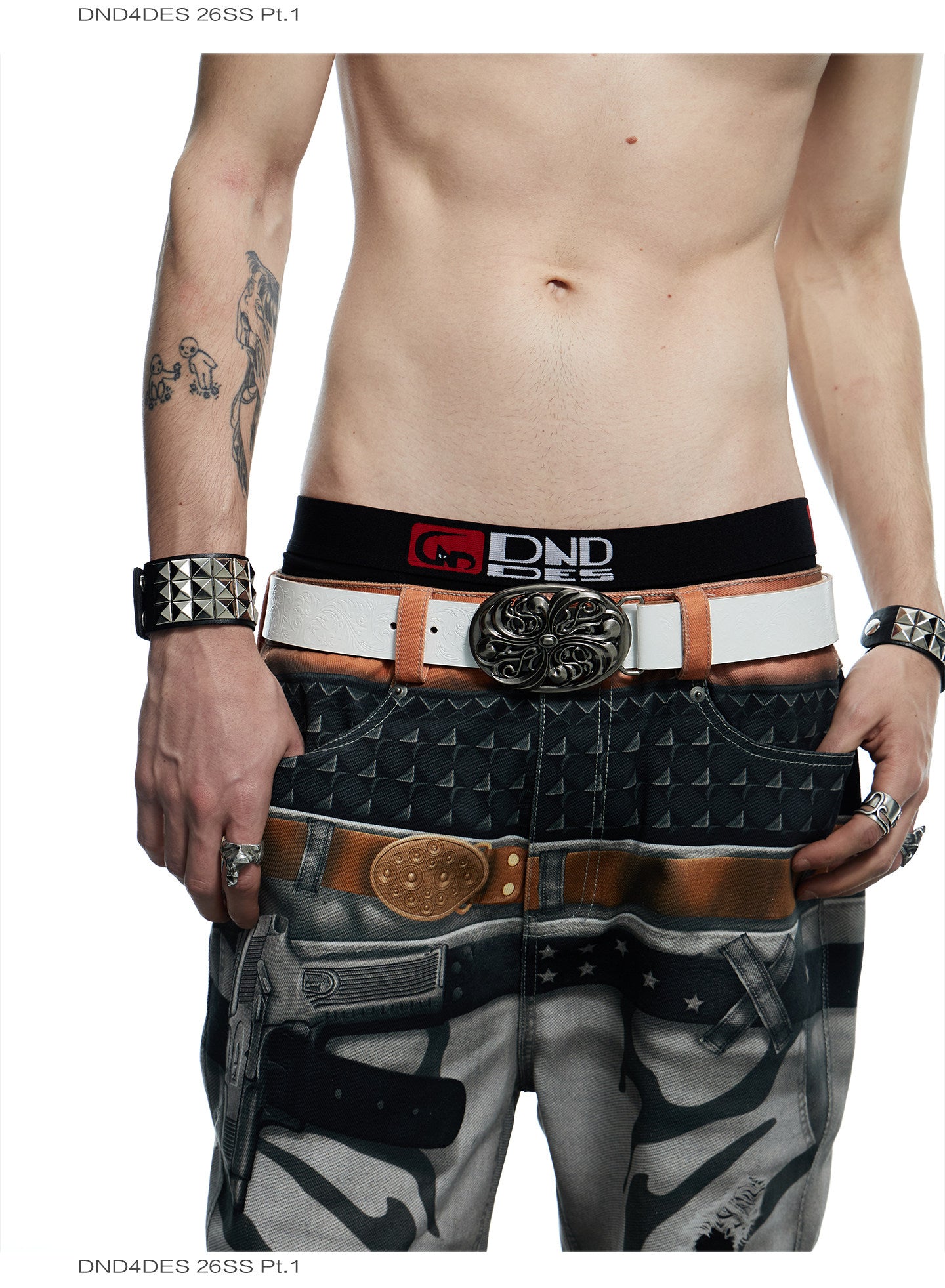 Belt with Engraved Buckle