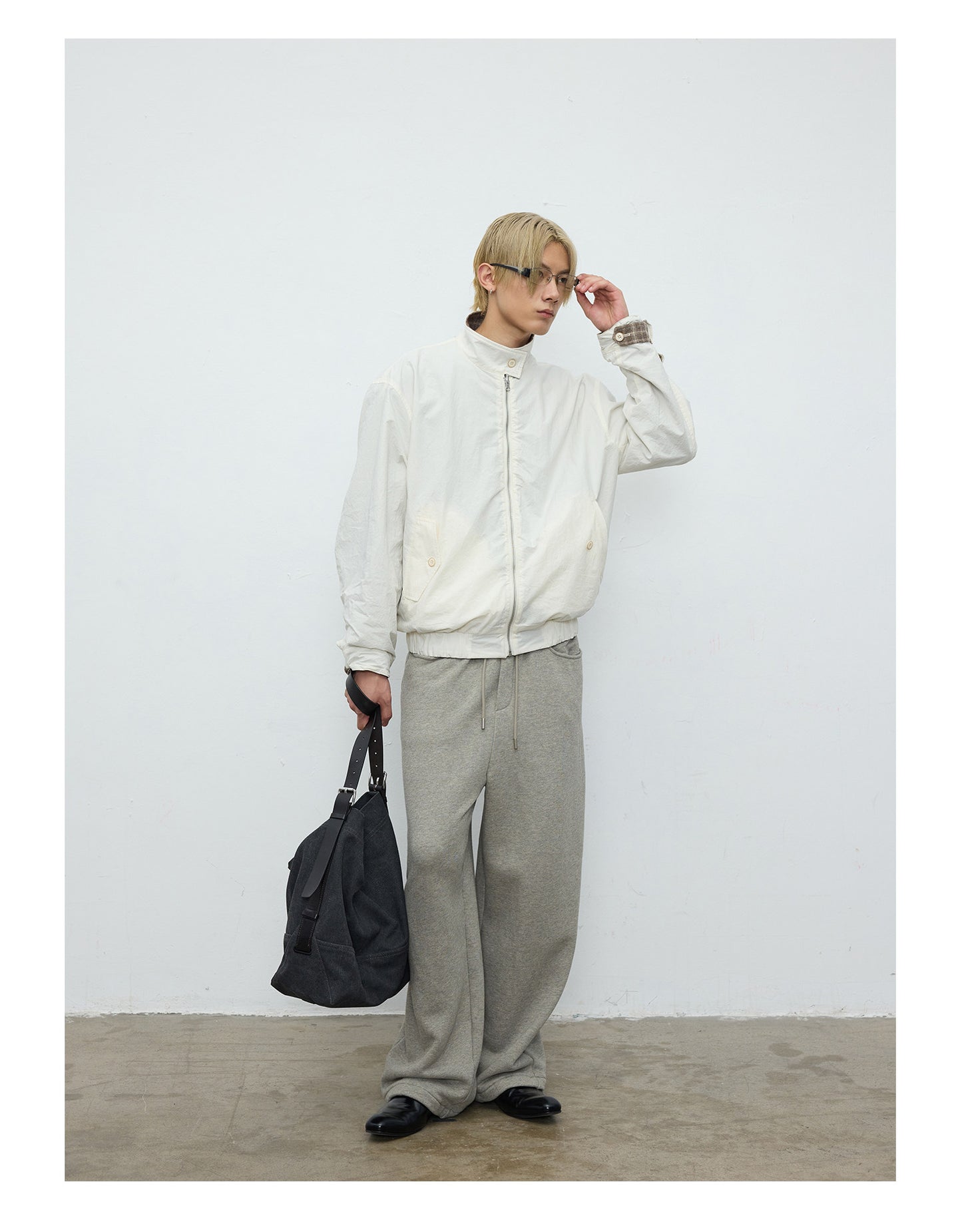 Reversible Check Pattern Pima Cotton Jacket