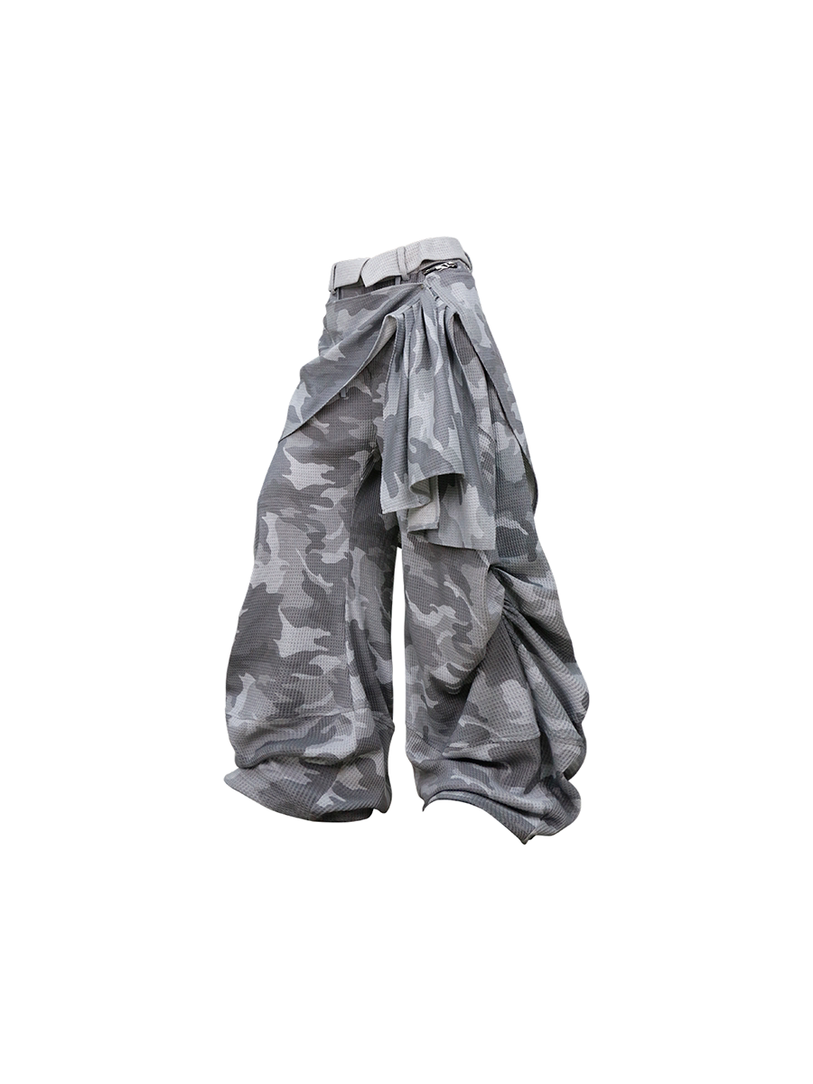 Ruffled Balloon Sweatpants