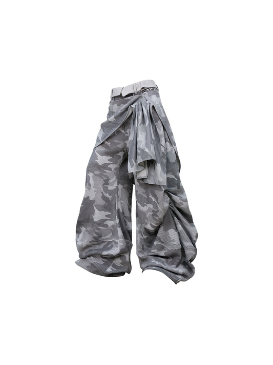 Ruffled Balloon Sweatpants