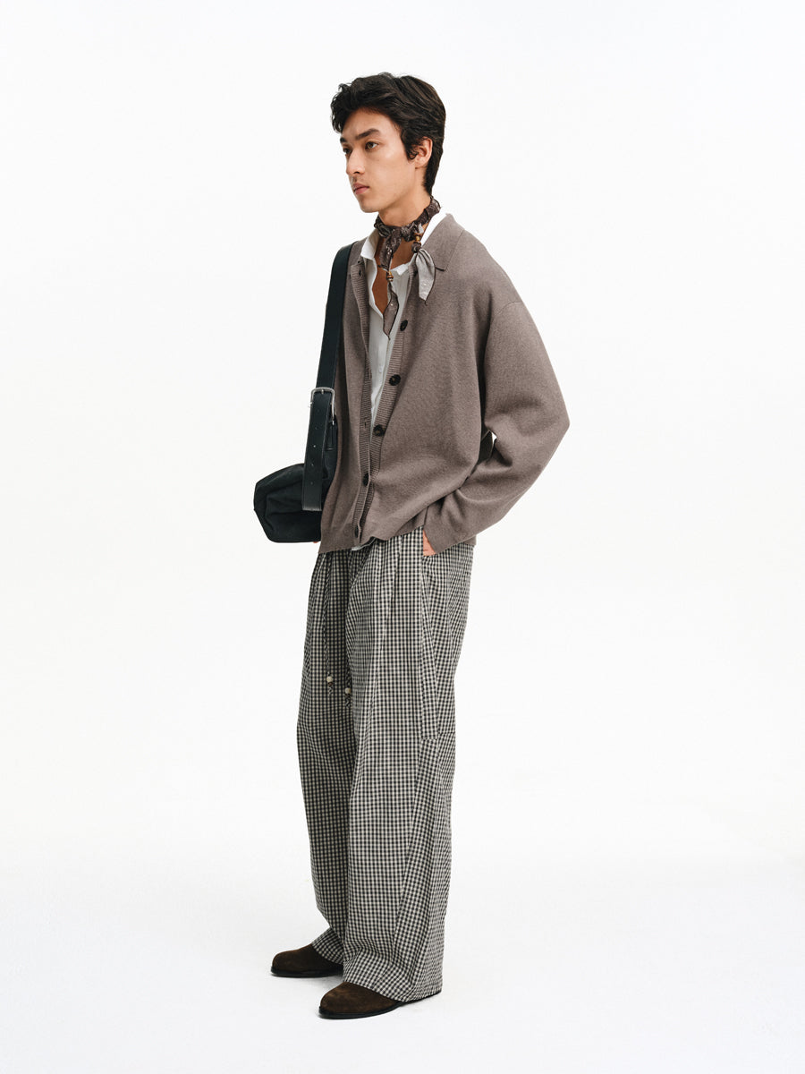 Lazy Check Casual Pants