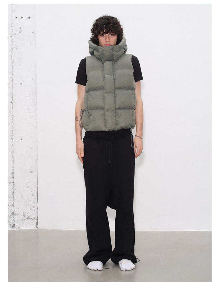 High-Fill Down Vest with Hood