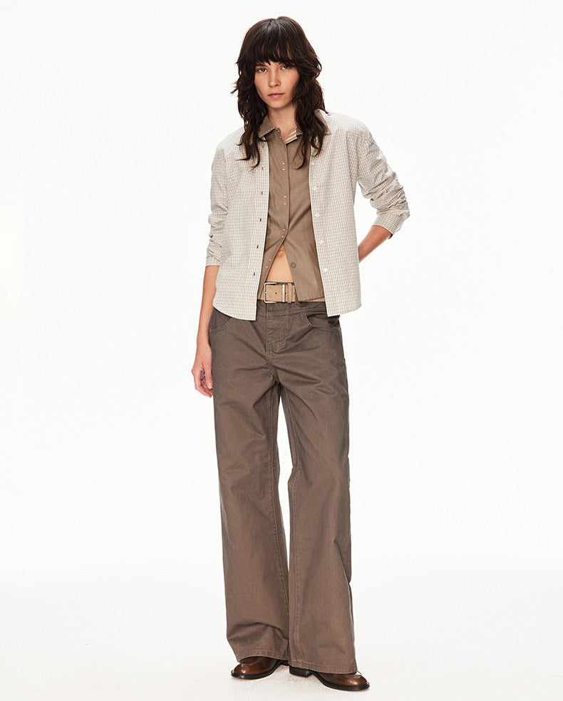 Loose-fit casual pants