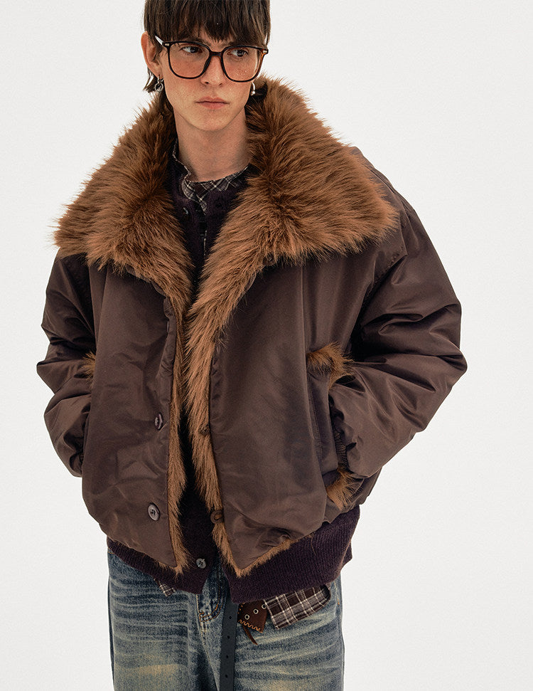 Mountain Carving Cotton Jacket