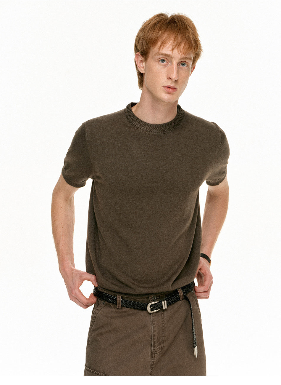 Luxury-Style Knit Shirt
