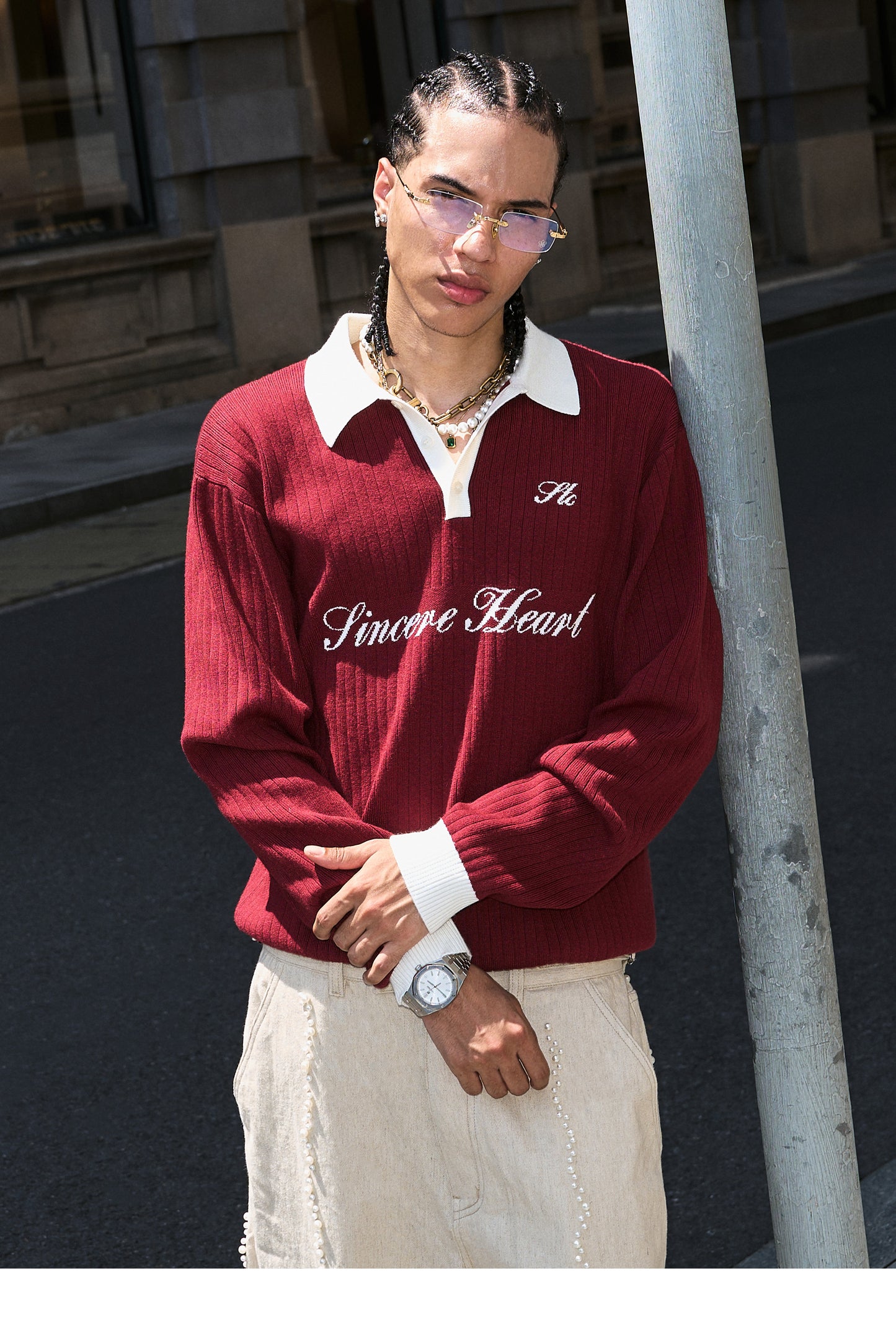 Knit Polo Shirt