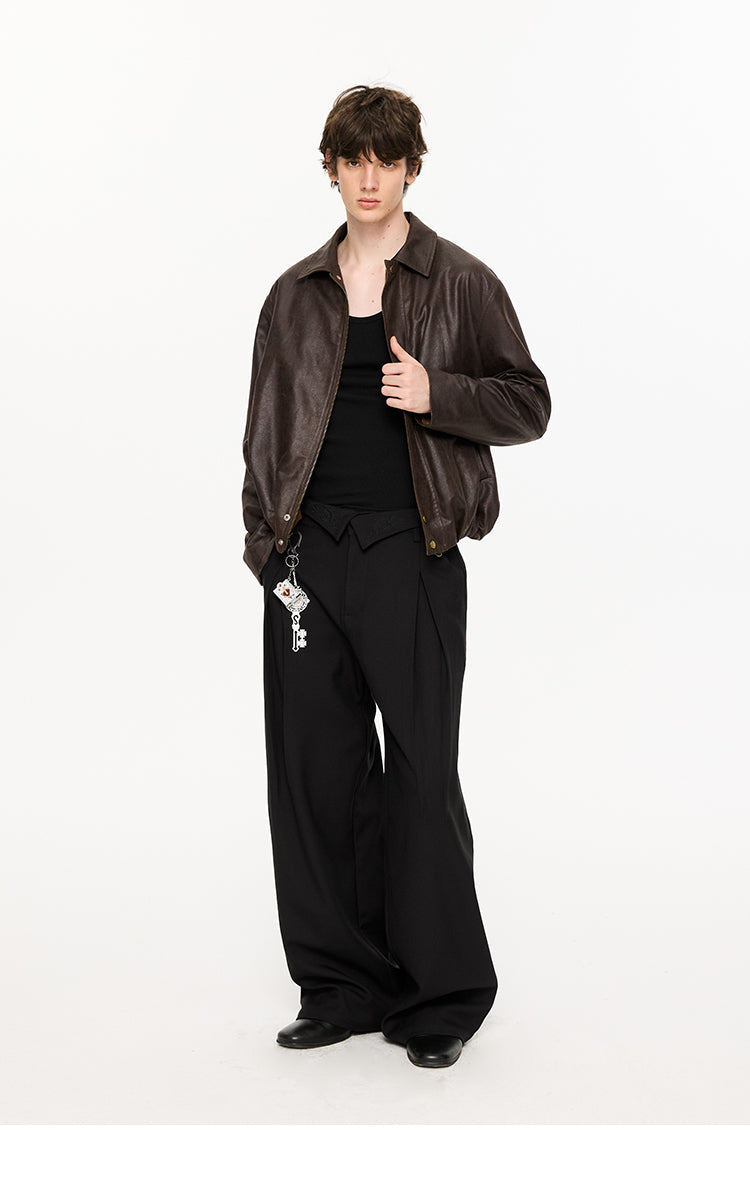 Distressed retro jacket