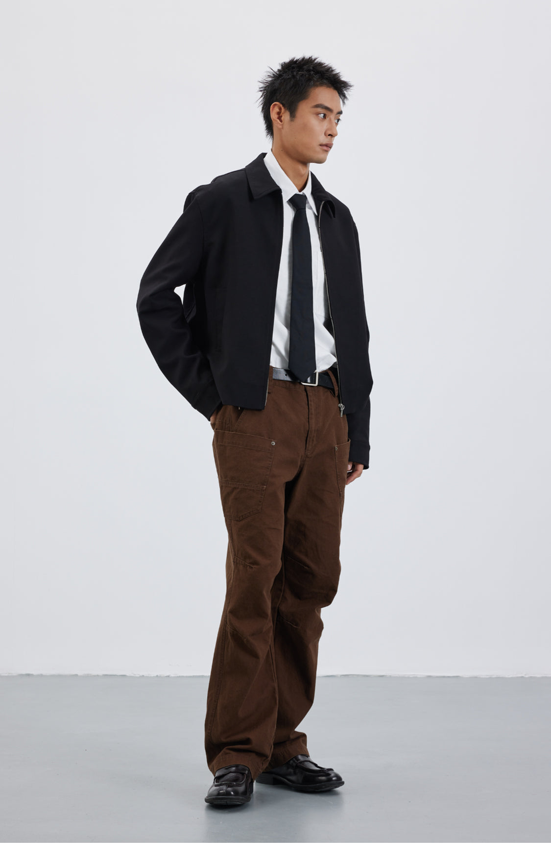 Wool-blend classic jacket