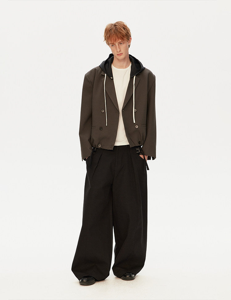 Jacket with detachable hood