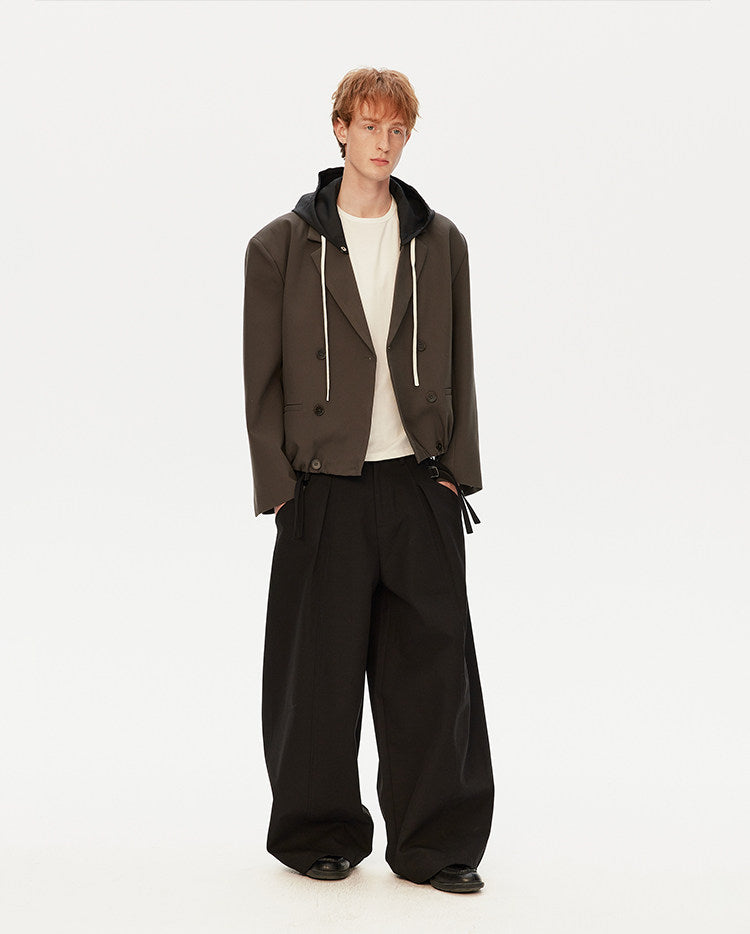 Jacket with detachable hood