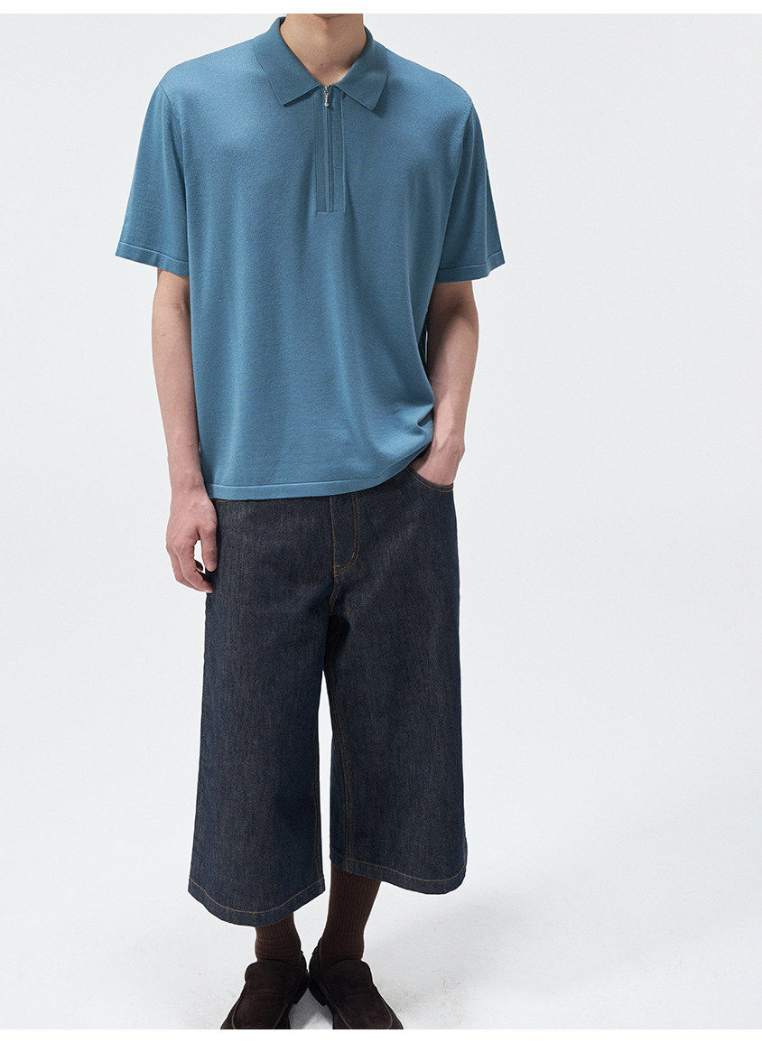 Mulberry Silk Blend Polo Shirt