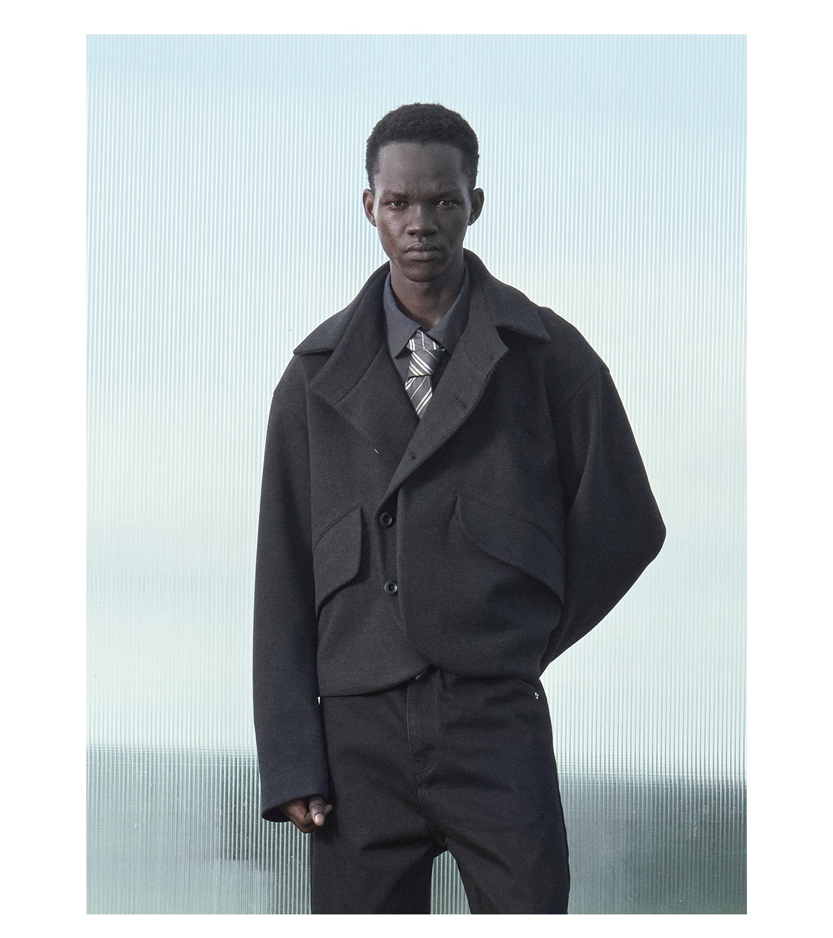 Asymmetrical Pocket Jacket