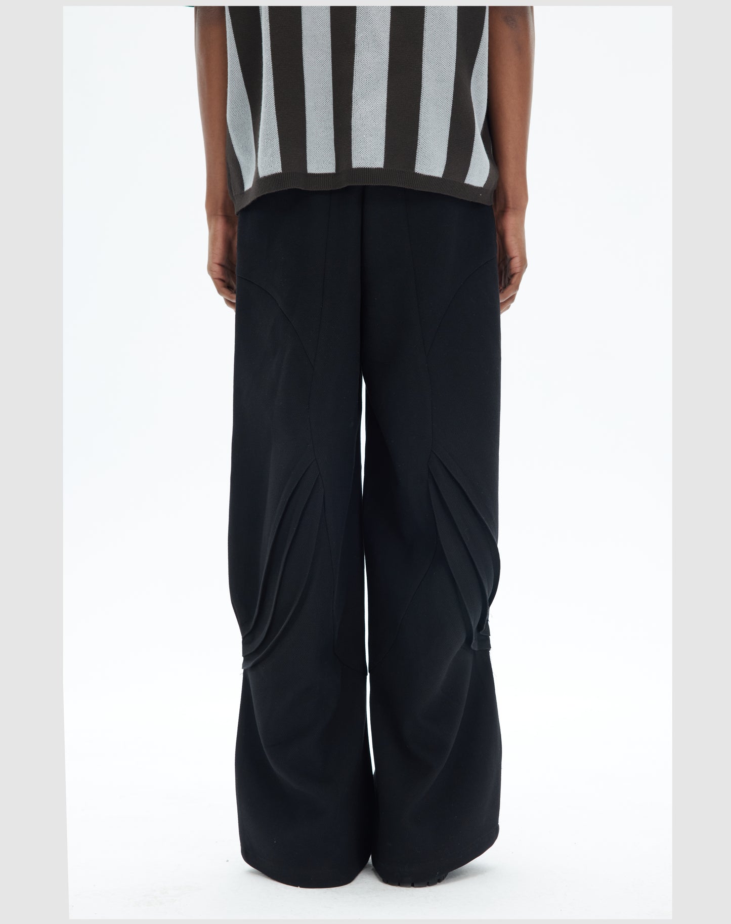 Straight wide-leg casual pants