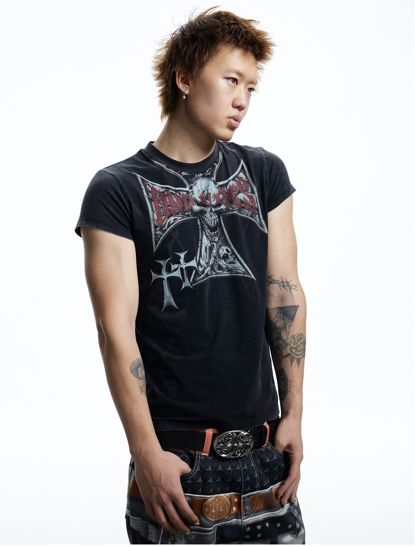 Graffiti-Print T-Shirt
