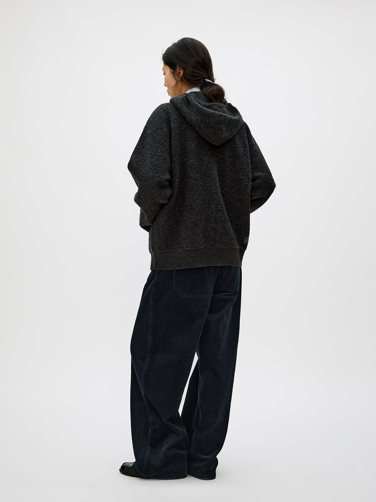 Zip-Up Hooded Cardigan