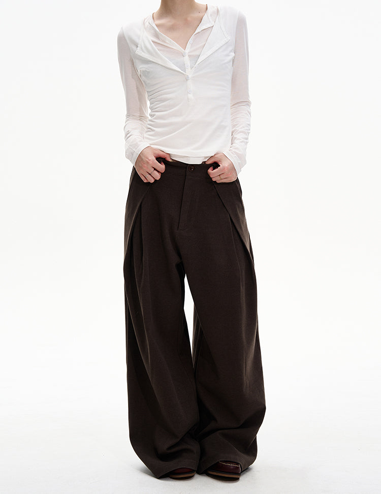 Minimalist High-End Casual Pants
