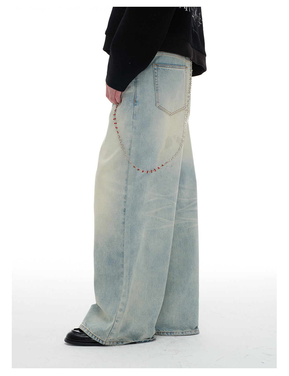 Whiskers Straight Jeans