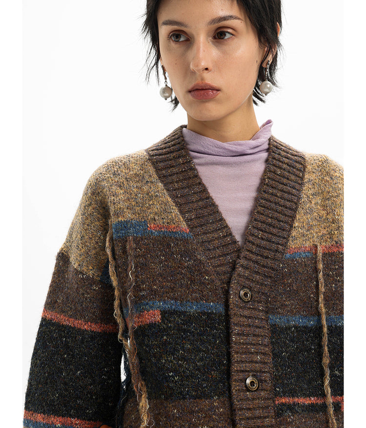 Vintage mohair V-neck cardigan