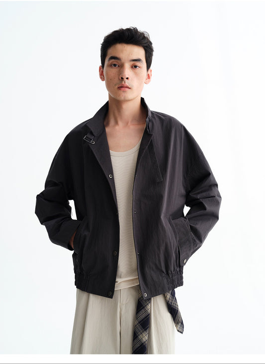 Collar Tie Washed Jacket