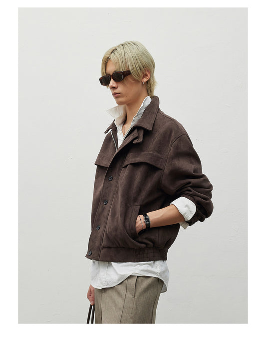 Retro Vintage-Style Lapel Jacket