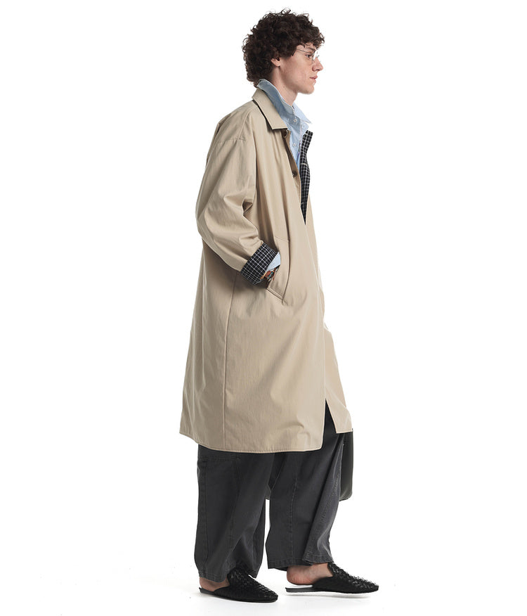 Reversible Long Trench Coat