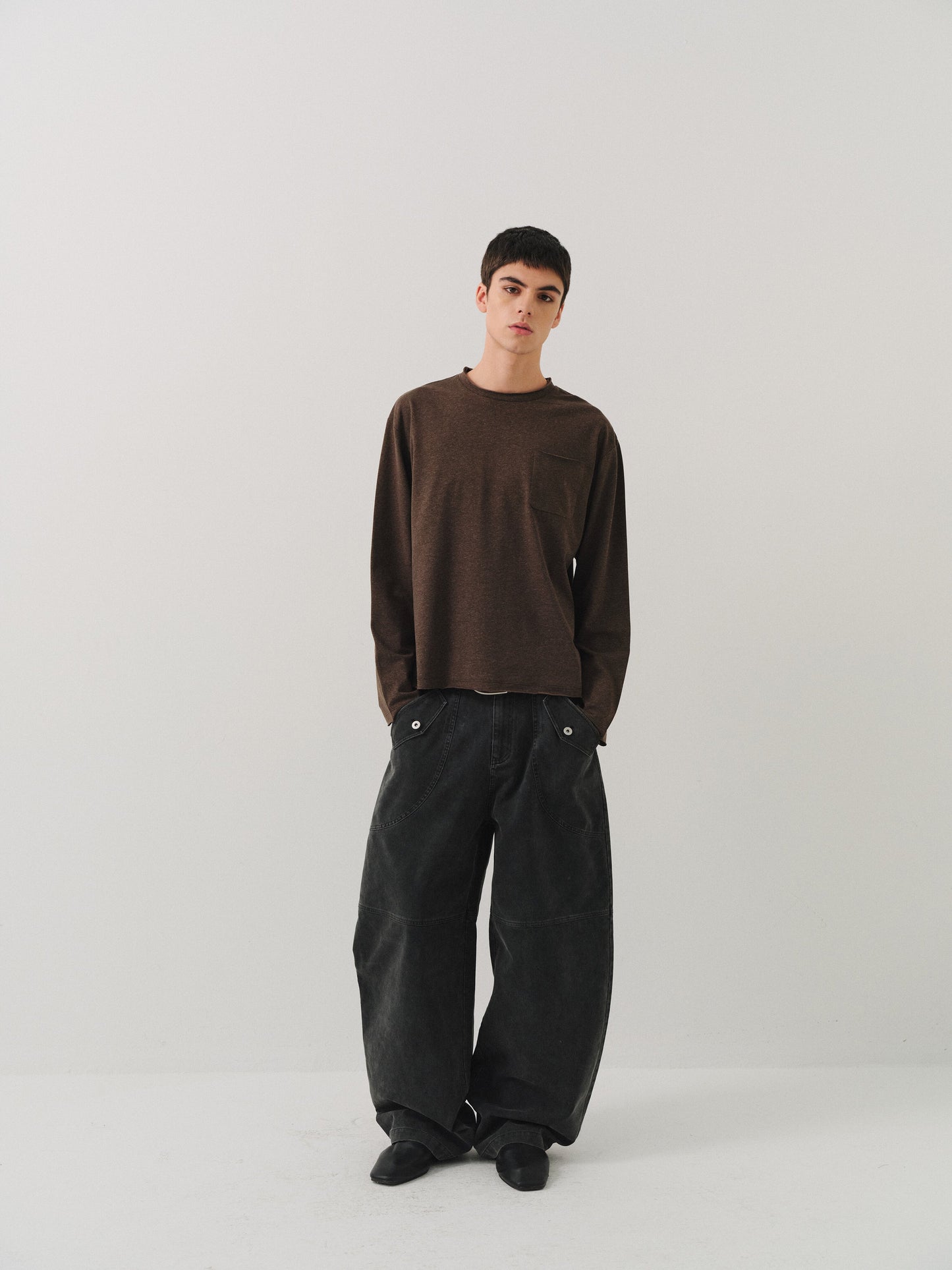 Rolled Hem All-Purpose T-Shirt