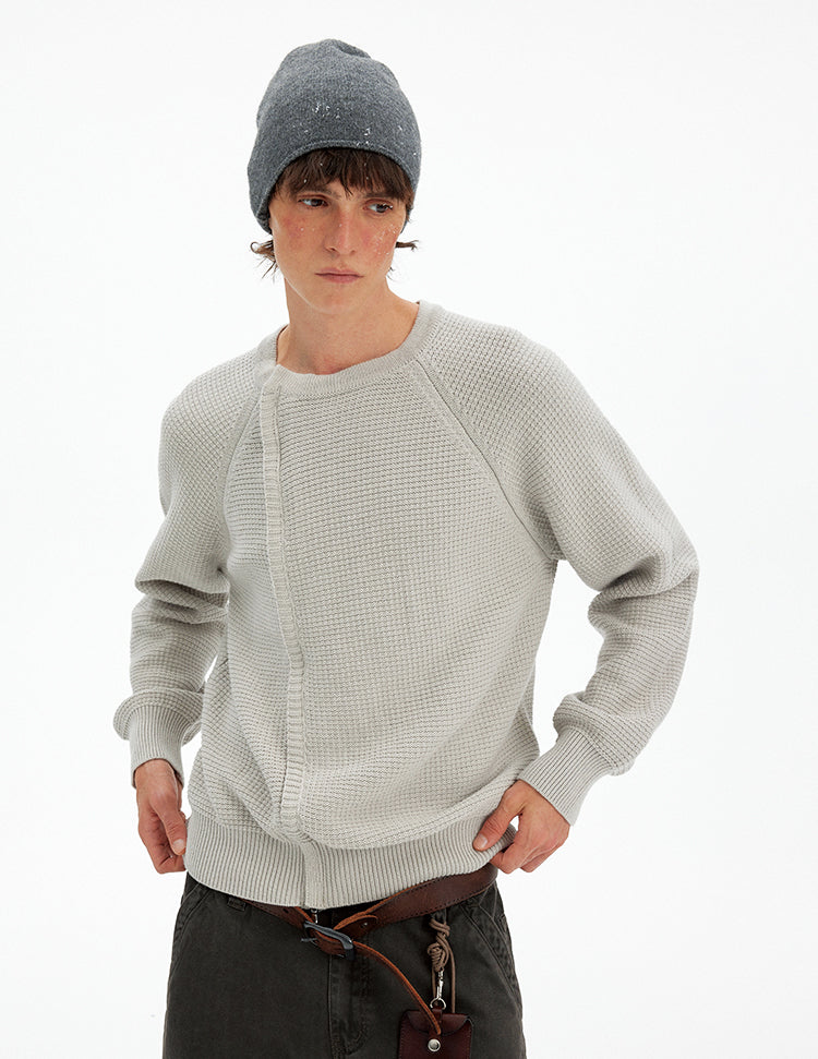 Patchwork Crewneck Sweater