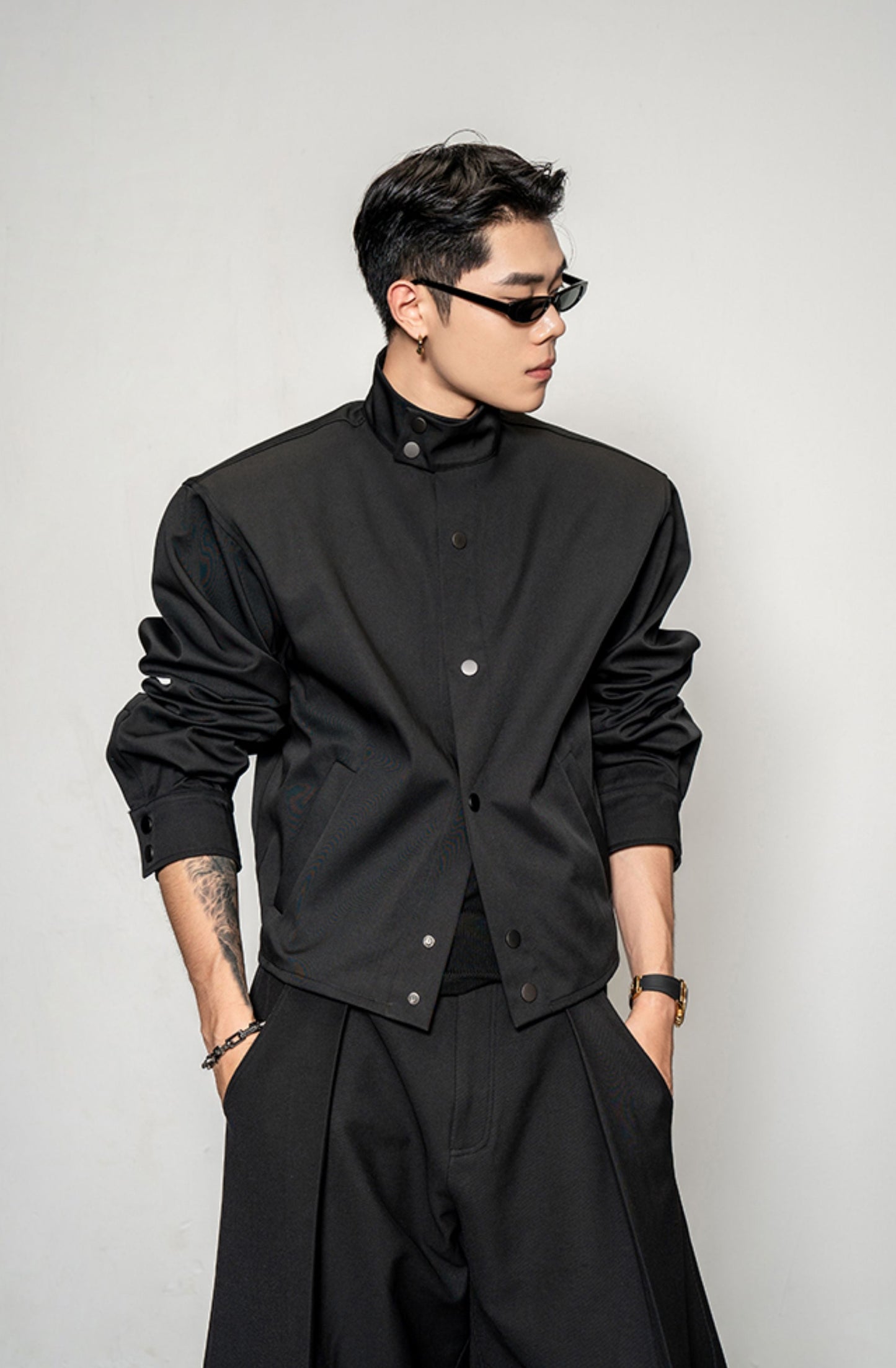 Straight-Waist Short Jacket