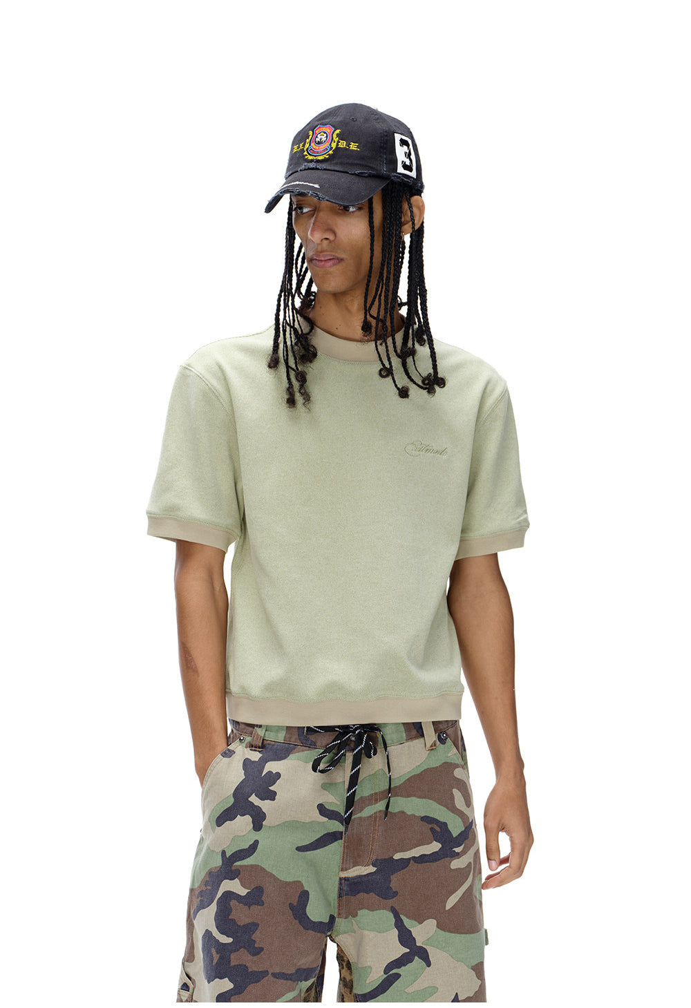 Relaxed Fit Casual Round-Neck T-Shirt