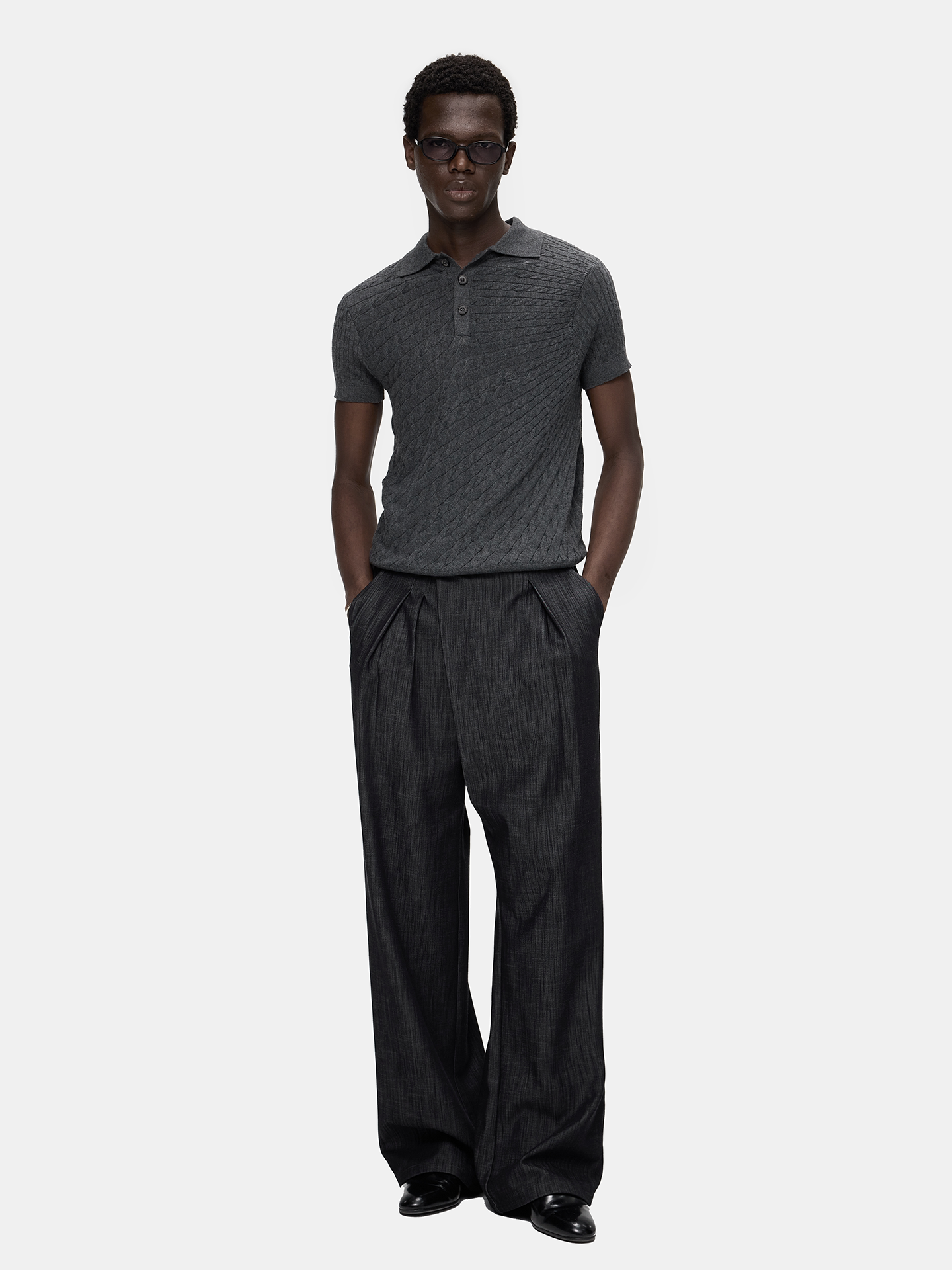 Lightweight Wool Knit Shirt