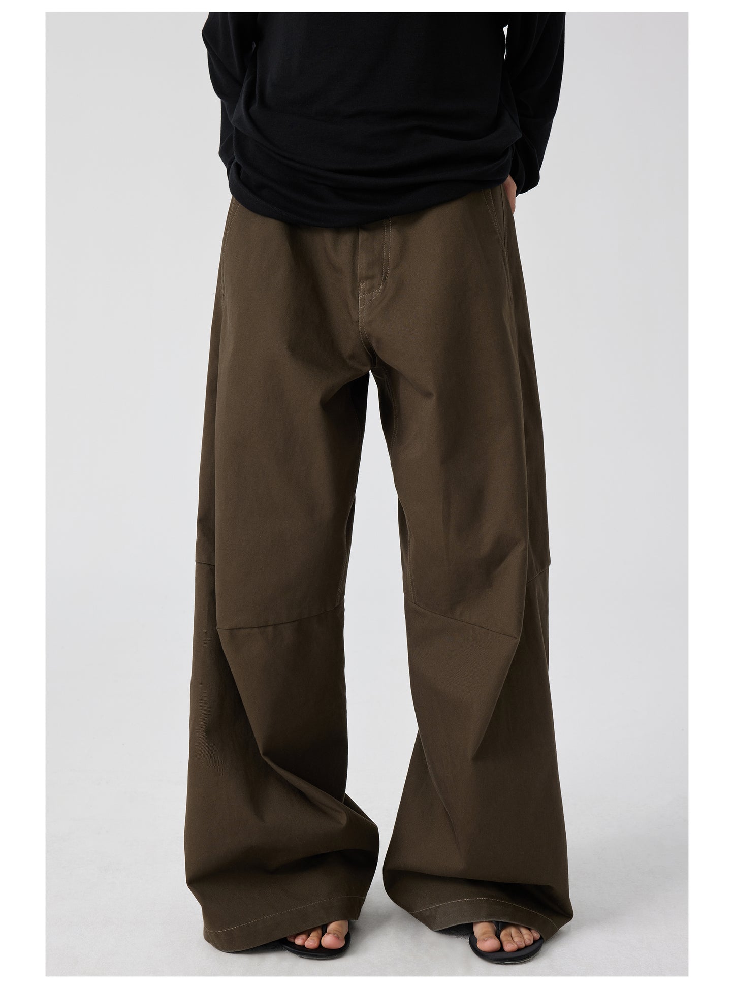 Large Fit Casual Pants